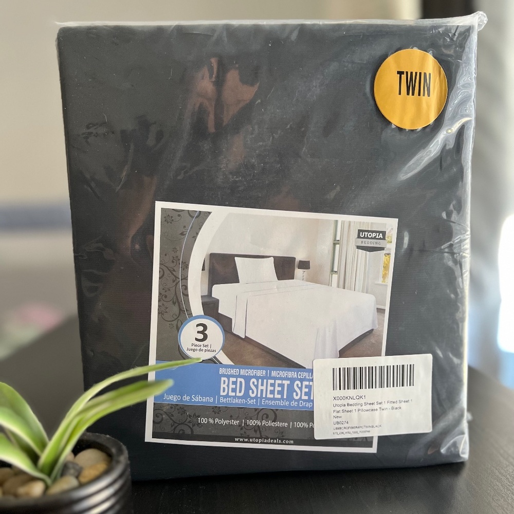 Utopia twin sheet set